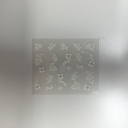 3D Sticker weiss XF 108